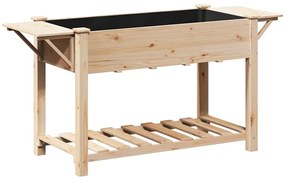 Planta com Prateleiras vidaXL 155x59x76 cm Madeira de Pinho