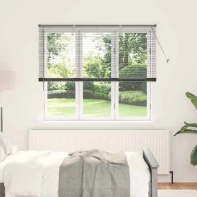 vidaXL Persiana de Janela Cinzento-escuro 80 x 130 cm Alumínio