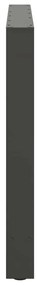 Pés para mesa de jantar antracite 2 peças 100x(72-73) cm aço