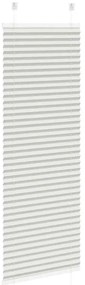 Cinzento Luz Plissada Cega 45x100 cm Largura Tecido 44,4 cm