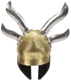 Capacete de soldado grego réplica LARP aço bronze