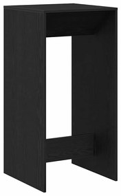 Mesa de Bar vidaXL Preto Carvalho 51x50x103,5 cm Madeira Engenharia