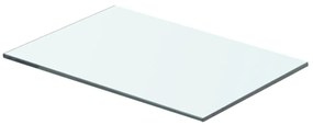 vidaXL Prateleira de vidro 40x20 cm transparente