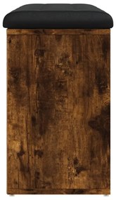 Banco sapateira 82x32x50 cm derivados madeira carvalho fumado
