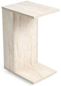 Mesa de Apoio Filinta – Travertino – 30x63x40 cm