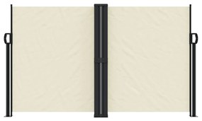 Toldo lateral retrátil 140x1200 cm creme