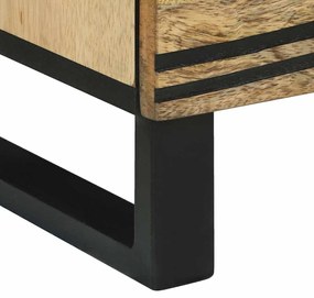 Armário de TV - 70x33.5x46 cm, Madeira de Mangueira Maciça