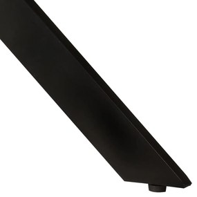 Mesa de jantar Ø110x78 cm madeira recuperada maciça e aço