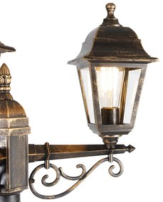 Candeeiro de pé inteligente Antique Gold 3 luzes IP44 com WiFi ST64 - Capital