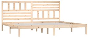 Cama sem colchão 180x200 cm madeira de pinho maciça