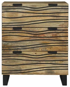 Aparador 60x33,5x75 cm em Madeira de Mangueira