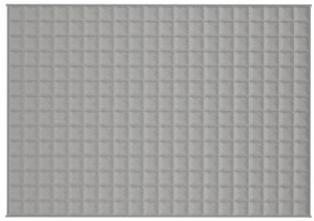 Manta pesada 10 kg 140x200 cm tecido cinza