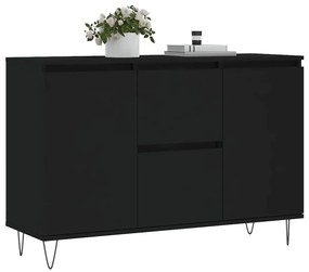 Aparador 104x35x70 cm derivados de madeira preto