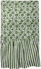 Toalha de mesa em algodão artesanal Damson