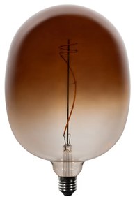 Lâmpadas LED E27 reguláveis G170 castanho 4,9W 130 lm 1800K