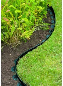 Nature Limitador de bordas para jardim 5 cm x 10 m verde