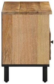 Móvel de TV 80x33x46 cm madeira de mangueira maciça