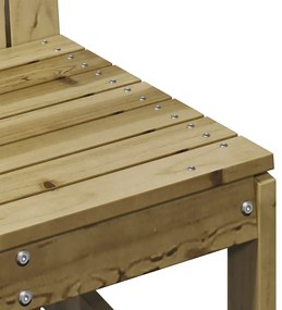 Conjunto de Jardim - 2 Poltronas e 1 Mesa - Madeira de Pinho Impregnad