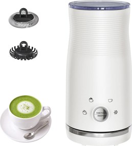 Batedor de leite elétrico com 4 funções, na cor branco-nuvem