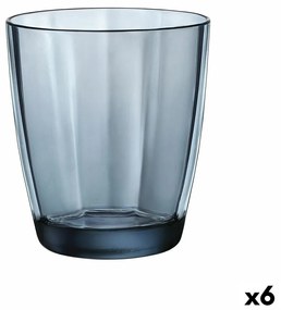 Copo Bormioli Rocco Pulsar Azul Vidro 390 Ml (6 Unidades)