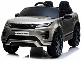 Carro elétrico para crianças 12V Range Rover Evoque pneus borracha e assento pele sintetica Cinzento