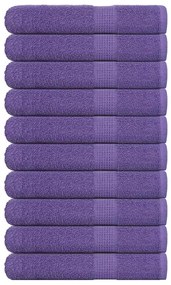 vidaXL Toalhas de sauna FROGN 10 pcs 80x200 cm 360 g/m² roxo