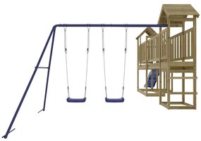 Conjunto de brincar para exterior madeira de pinho impregnada