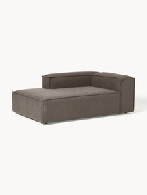 Módulo chaise longue de canto em bouclé Lennon