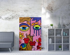 Tela Decorativa WY211 – Multicolor – 70 x 100 cm