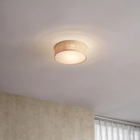 Candeeiro de teto oriental em rotang 30cm - Trammy