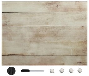 vidaXL Quadro magnético em vidro para parede 60x80 cm