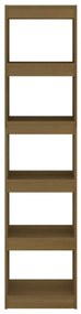 Estante/divisória 40x30x167,5 cm pinho maciço castanho mel