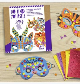 Kit criativo Animais da selva 5 máscaras Djeco multicolor