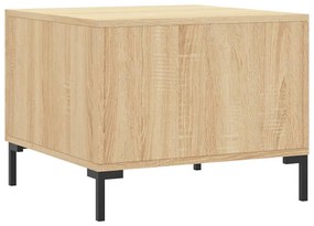 Mesa de centro 50x50x40 cm derivados de madeira carvalho sonoma