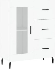 Armário alto 69,5x34x180 cm derivados de madeira branco