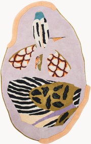Tapete em lã artesanal com relevo Insecta