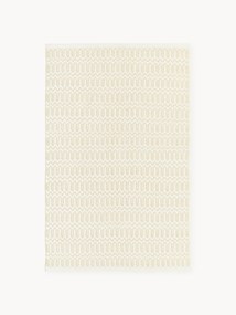 Tapete artesanal para interior e exterior com padrão geométrico Rune