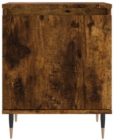 Mesa de cabeceira 40x30x50 cm deriv. madeira carvalho fumado