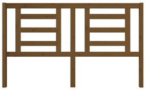 Cabeceira de cama 166x4x100 cm pinho maciço castanho mel