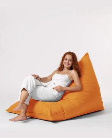 Pufe de Jardim Pyramid Big Bed – Laranja – 145x35x90 cm | Tribo Home