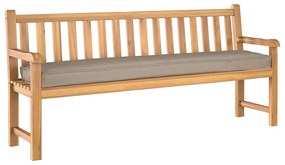 Cushion para Banco Taupe 180x40x8 cm em Tecido Oxford