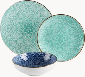 Conjunto de loiça Versailles, 6 pessoas, conjunto de 18