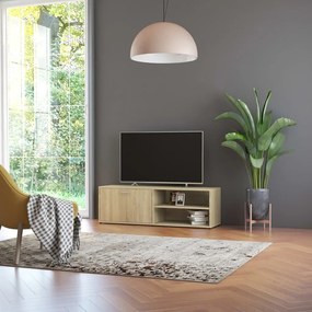Móvel de TV 120x34x37 cm derivados de madeira carvalho sonoma