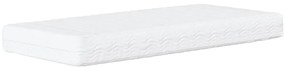 Colchão de espuma 90x220 cm dureza H2 H3 branco