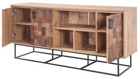 Console Quantum – Atlantic Pine Black – 180x80x40 cm