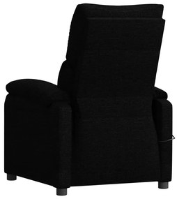 Poltrona elétrica reclinável tecido preto