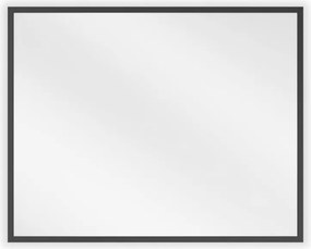 Mexen Loft espelho de casa de banho retangular 50 x 40 cm, moldura preta - 9852-050-040-000-70