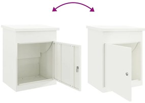 Caixa para entrega de pacotes Branco 44 x 35 x 59 cm Aço