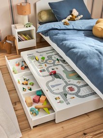 Gaveta de cama para criança branco
