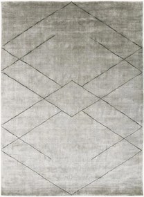 Tapete em viscose artesanal de pelo curto Tetsu